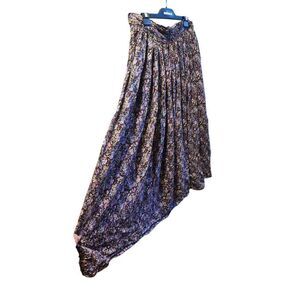 90s Vintage floral skirt Handmade S - XL